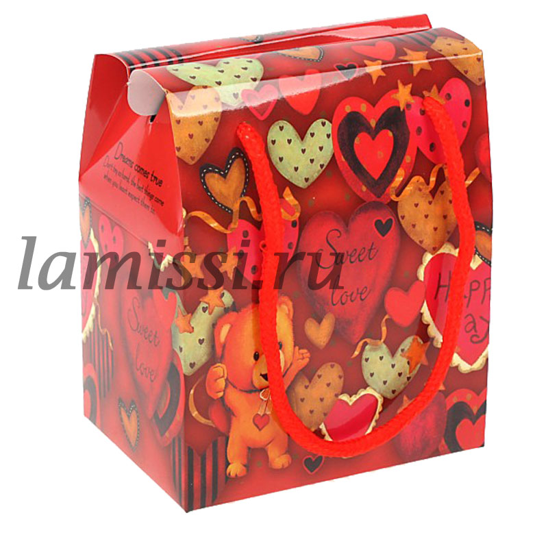 815502 Коробка сборная "Подарок от сердца" ― Ламисси. Магазин подарков