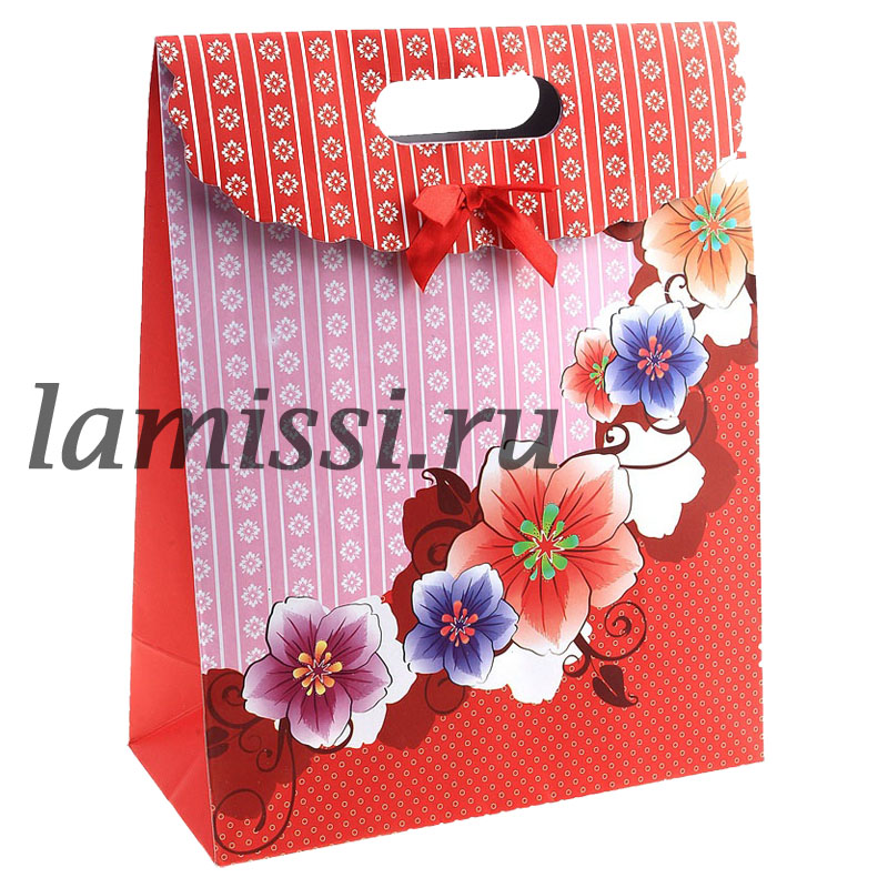 564996 Сборная коробка - пакет (Вальс цветиков) ― Ламисси. Магазин подарков